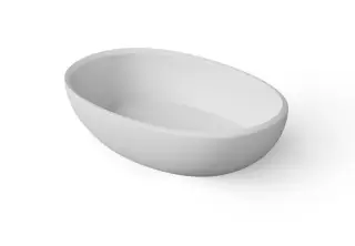 Dea Design Раковина чаша 60x40x15,5h см, Solid Surface, цвет: white DD9077 600 18