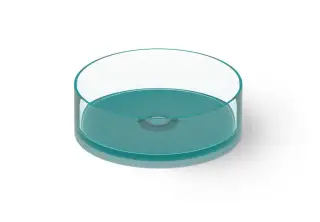 Dea Design Раковина чаша d42x13h см, Glasstech, цвет: lake water blue DD9061 420 R8