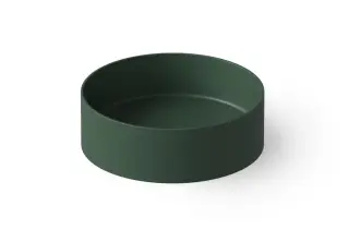Dea Design Раковина чаша d40x14h см, Solid Surface, цвет: dark green DD9061 400 11