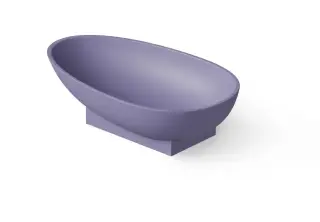 Dea Design Раковина чаша 60x35x16h см, Solid Surface, цвет: lilac DD9055 600 14