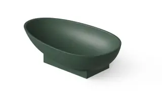 Dea Design Раковина чаша 60x35x16h см, Solid Surface, цвет: dark green DD9055 600 11
