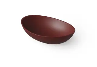 Dea Design Раковина чаша 55x38x15h см, Solid Surface, цвет: red wine DD9039 550 17