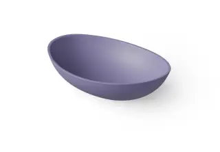 Dea Design Раковина чаша 55x38x15h см, Solid Surface, цвет: lilac DD9039 550 14