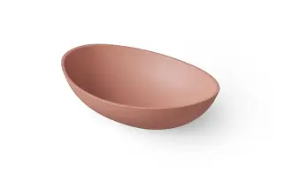 Dea Design Раковина чаша 55x38x15h см, Solid Surface, цвет: lotus DD9039 550 13