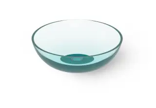 Dea Design Раковина чаша d30x16h см, Glasstech, цвет: lake water blue DD9038 300 R8