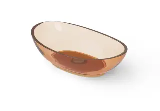 Dea Design Раковина чаша 60x35x16h см, Glasstech, цвет: sunset DD9037 600 R1