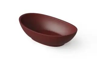 Dea Design Раковина чаша 60x35x16h см, Solid Surface, цвет: red wine DD9037 600 17