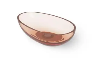 Dea Design Раковина чаша 60x36x15,8h см, Glasstech, цвет: brown copper DD9035 600 R9