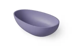 Dea Design Раковина чаша 60x36x15,8h см, Solid Surface, цвет: lilac DD9035 600 14