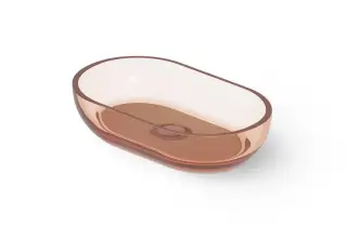 Dea Design Раковина чаша 55x32x13h см, Glasstech, цвет: brown copper DD9033 550 R9