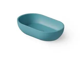 Dea Design Раковина чаша 55x32x13h см, Solid Surface, цвет: wave DD9033 550 15