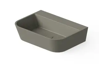 Dea Design Раковина чаша 55x40x14,5h см, Solid Surface, цвет: light grey DD9031 550 4
