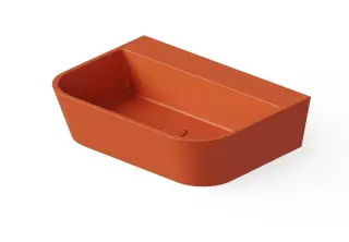 Dea Design Раковина чаша 55x40x14,5h см, Solid Surface, цвет: orange DD9031 550 7