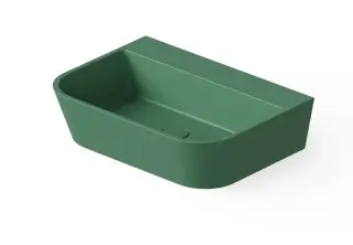 Dea Design Раковина чаша 55x40x14,5h см, Solid Surface, цвет: sage DD9031 550 9