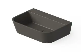 Dea Design Раковина чаша 55x40x14,5h см, Solid Surface, цвет: graphite DD9031 550 5