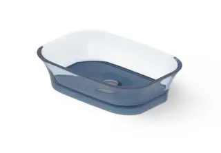 Dea Design Раковина чаша 55x38x14h см, Glasstech, цвет: royal blue DD9030 550 R7