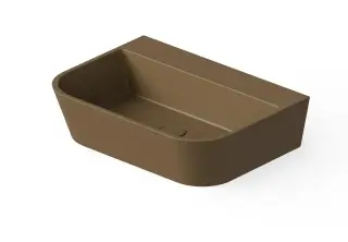 Dea Design Раковина чаша 55x40x14,5h см, Solid Surface, цвет: dark camel DD9031 550 1