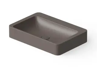 Dea Design Раковина чаша 60x41x10,5h см, Solid Surface, цвет: grey brown DD9025 600 6