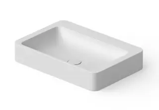 Dea Design Раковина чаша 60x41x10,5h см, Solid Surface, цвет: white DD9025 600 18