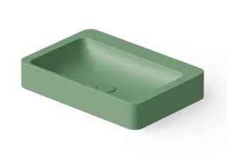 Dea Design Раковина чаша 60x41x10,5h см, Solid Surface, цвет: mint DD9025 600 12