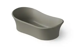 Dea Design Раковина чаша 66x34,5x19h см, Solid Surface, цвет: light grey DD9024 660 4