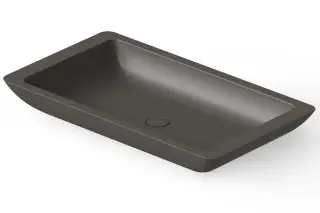 Dea Design Раковина чаша 80x45x10,5h см, Solid Surface, цвет: graphite DD9013 800 5