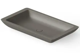 Dea Design Раковина чаша 80x45x10,5h см, Solid Surface, цвет: grey DD9013 800 3