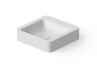Dea Design Раковина чаша 41x41x10,5h см, Solid Surface, цвет: white DD9011 410 18