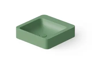 Dea Design Раковина чаша 41x41x10,5h см, Solid Surface, цвет: mint DD9011 410 12