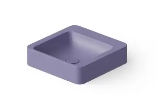 Dea Design Раковина чаша 41x41x10,5h см, Solid Surface, цвет: lilac DD9011 410 14
