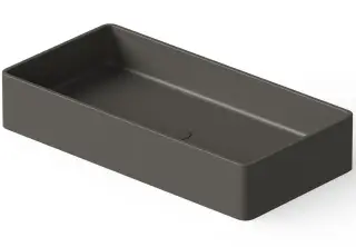 Dea Design Раковина чаша 80x40x14,5h см, Solid Surface, цвет: graphite DD9010 800 5