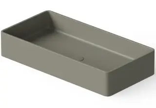 Dea Design Раковина чаша 80x40x14,5h см, Solid Surface, цвет: light grey DD9010 800 4