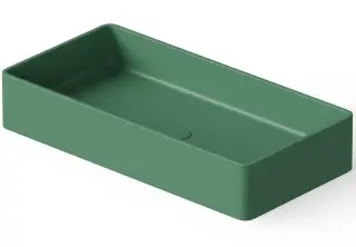 Dea Design Раковина чаша 80x40x14,5h см, Solid Surface, цвет: sage DD9010 800 9