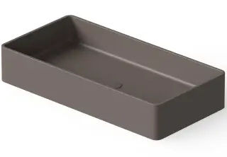 Dea Design Раковина чаша 80x40x14,5h см, Solid Surface, цвет: grey brown DD9010 800 6