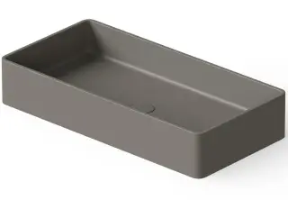 Dea Design Раковина чаша 80x40x14,5h см, Solid Surface, цвет: grey DD9010 800 3
