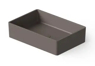 Dea Design Раковина чаша 60x40x14,5h см, Solid Surface, цвет: grey brown DD9009 600 6