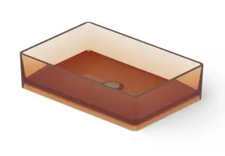 Dea Design Раковина чаша 60x40x14,5h см, Glasstech, цвет: sunset DD9009 600 R1