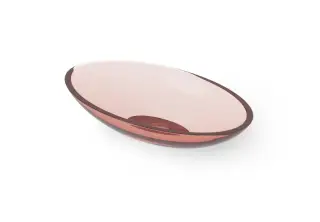Dea Design Раковина чаша 60x35x10,5h см, Glasstech, цвет: pomegranate DD9006 600 R5
