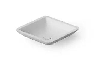Dea Design Раковина чаша 42,5x42,5x10,5h см, Solid Surface, цвет: white DD9003 425 18
