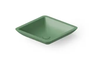 Dea Design Раковина чаша 42,5x42,5x10,5h см, Solid Surface, цвет: mint DD9003 425 12