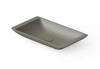 Dea Design Раковина чаша 60x35x9h см, Solid Surface, цвет: light grey DD9002 600 4