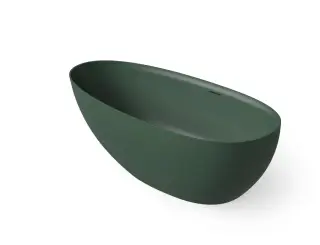 Dea Design Edge Ванна из Solid Surface отдельностоящая 160x76 см, цвет: dark green DD8908 1600 11