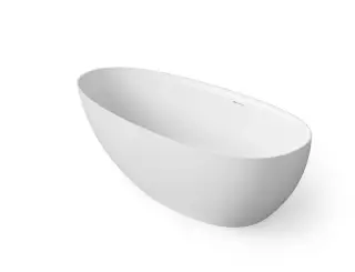 Dea Design Edge Ванна из Solid Surface отдельностоящая 150x76 см, цвет: white DD8908 1500 18