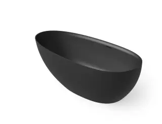 Dea Design Edge Ванна из Solid Surface отдельностоящая 140x76 см, цвет: black DD8908 1400 16