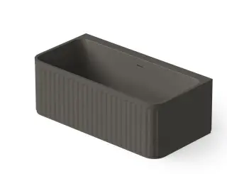 Dea Design Stripes Ванна из Solid Surface отдельностоящая 160x80 см, цвет: graphite DD8805 1600 5