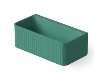 Dea Design Stripes Ванна из Solid Surface отдельностоящая 160x80 см, цвет: green DD8805 1600 10