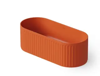Dea Design Stripes Ванна из Solid Surface отдельностоящая 170x72 см, цвет: orange DD8804 1700 7