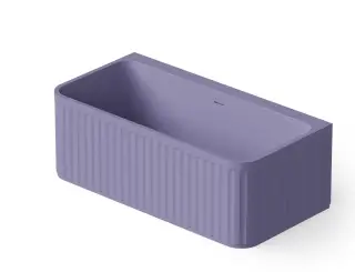 Dea Design Stripes Ванна из Solid Surface отдельностоящая 160x80 см, цвет: lilac DD8805 1600 14
