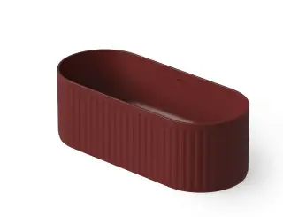 Dea Design Stripes Ванна из Solid Surface отдельностоящая 170x72 см, цвет: red wine DD8804 1700 17