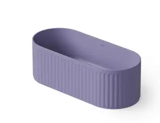 Dea Design Stripes Ванна из Solid Surface отдельностоящая 170x72 см, цвет: lilac DD8804 1700 14